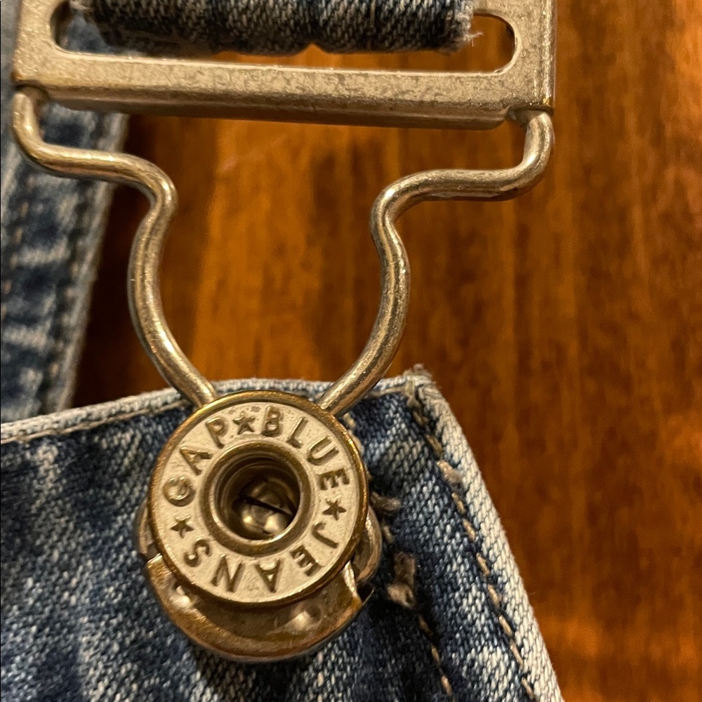Vintage Gap Blue Jean Denim Overalls Size XL Y2K - Picture 4 of 9